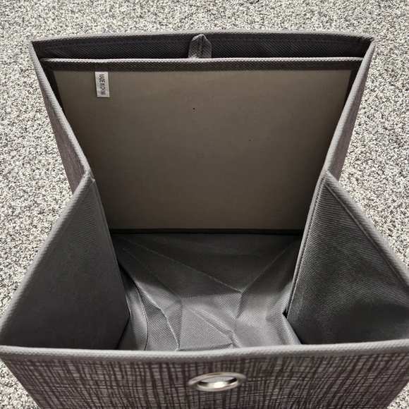 Fabric Storage Cube - Grey Pattern - Picture 5 of 15